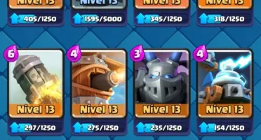 Clash Royale - 6561 Troféus - Level 54 - Torre 15 - Arena 18