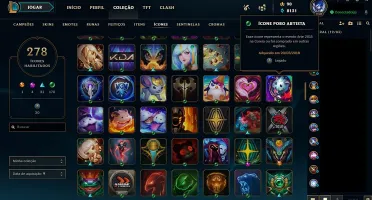 PLAT3 LVL232 SKINS155 FALTANDO 6 CHAMPS