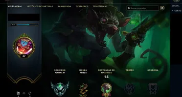 CONTA LOL PLATINA 4 COM EA