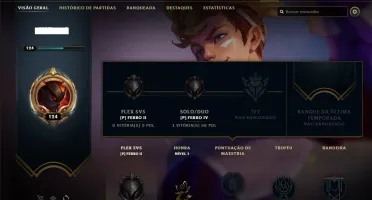 Conta ferro 4 com 25 skins e 49 champs