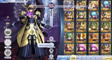 SAINT SEIYA AWAKENING - COM GEMAS AVANÇADAS E LIVROS