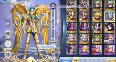 SAINT SEIYA AWAKENING - COM GEMAS AVANÇADAS E LIVROS