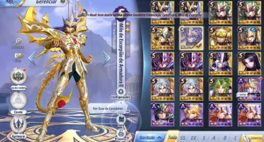 SAINT SEIYA AWAKENING - COM GEMAS AVANÇADAS E LIVROS