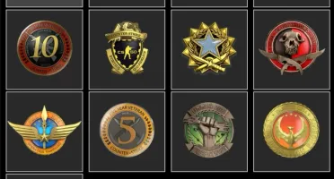 CSGO COM MEDALHAS RARAS