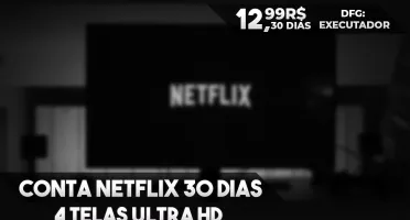 NETFLIX ULTRA HD 4 TELAS - 30 DIAS