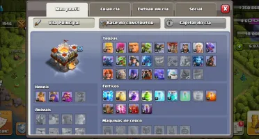 CV 11 quase full, 2 passes, 6k de gemas e 5 construtor