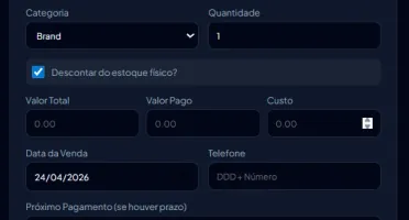 SaaS Controlador de Vendas