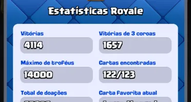 Conta Cr Rei 16 | Deck De Lava Full 16 | Maior Campeão |14K