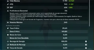 Ganyu + Amos, Eula + Tumulo, Ayato + Cortador de Neblina
