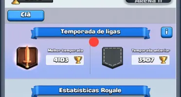 Conta Clash royale nv 11
