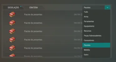 Conta last day com recursos/equipamentos + ×999