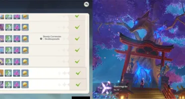 Genshin Impact AR 46 - Eula + Canção + Kazuha + Zhongli etc