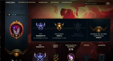 Conta League of Legends Diamante 3