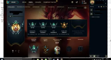 Conta Platina 1 com todos os Champs