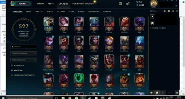 Conta Platina 1 com todos os Champs