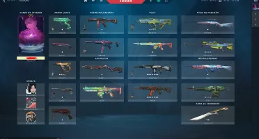 Conta Valorant Várias Skins (Pingente Ascendente 2022)