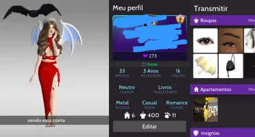 Conta de avakin nível 18