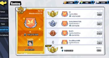 Conta Bleach Immortal Souls lvl 93 TOP