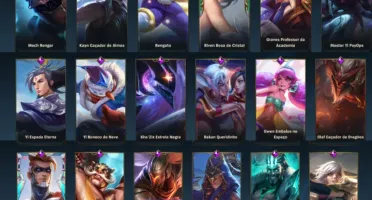 Conta Wild Rift 78 Skins, 2x ex GM + Conta LoL 50 Skins.