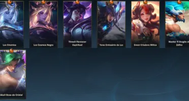 Conta Wild Rift 78 Skins, 2x ex GM + Conta LoL 50 Skins.