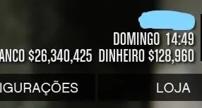 Conta GTA V (26m, 530 DE NIVEL)