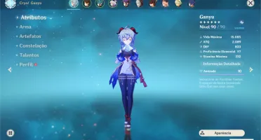 AR 52 - Ganyu, Zhongli, Qiqi e Mona