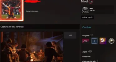 Vendo Conta Steam Lvl 12 Sem Vac Ban