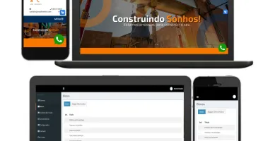 Site para Construtora com Painel Administrativo