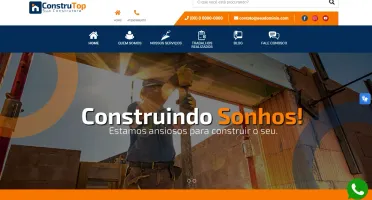 Site para Construtora com Painel Administrativo