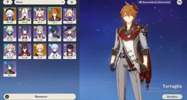 Genshin Impact Rank de Aventura 34 / 16 Personagens
