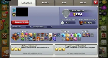 CV 10 LEVEL 137 REI E RAINHA LVL 32+
