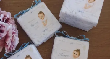 Sabonete Artesanal Batizado personalizado
