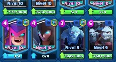 CONTA LEVEL 14 DESAFIANTE 3, TODAS AS CARTAS 28 LVL 14