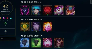 Conta league of legends com Zed dizimador de galáxias