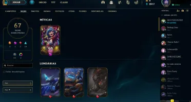 Conta LvL 188 (Diamond S9)