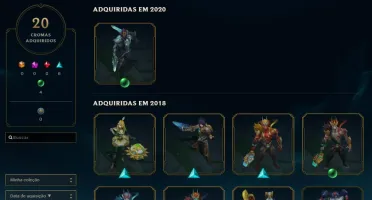 Vendo Conta de LOL 122 skin