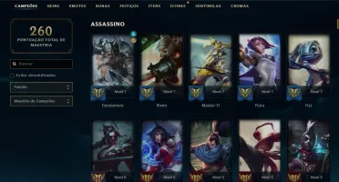 Vendo Conta de LOL 122 skin