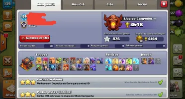vila clash of clans cv10 top