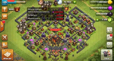 vila clash of clans cv10 top