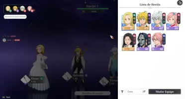 Conta Reroll (SSR)Meliodas + Elaine Seven Deadly Sins Origin