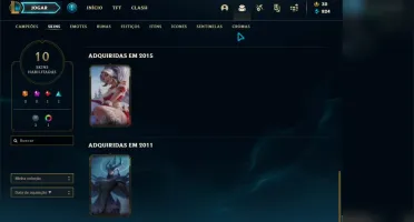 CONTA DE LOL COM SKIN KAYLE JUÍZA E VITORIOSAS DE 2016/17/18