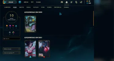 CONTA DE LOL COM SKIN KAYLE JUÍZA E VITORIOSAS DE 2016/17/18