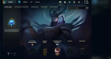CONTA DE LOL COM SKIN KAYLE JUÍZA E VITORIOSAS DE 2016/17/18