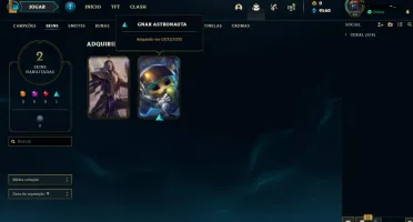 Conta LoL Gold 4 - 22 Champ 2 Skins - Smurf