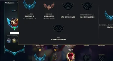 Platina 2 com TODOS os Champs e 111 Skins ( JG / ADC )