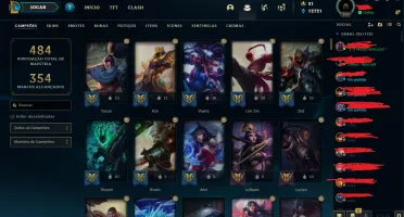 VENDO CONTA LOL 148 SKINS, ULTIMATE, MITICA