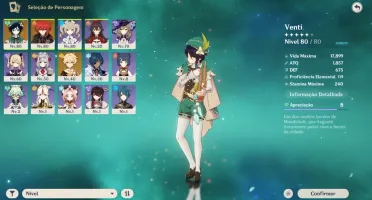 GENSHIN IMPACT - AR47 DILUC, TÚMULO, VENTI, DIONA,NINGGUANG