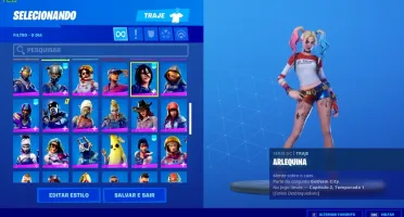 Conta Fortnite SEASON 1 ATÉ A 10 TOP
