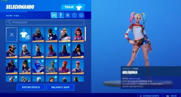 Conta Fortnite SEASON 1 ATÉ A 10 TOP