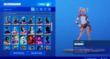 Conta Fortnite SEASON 1 ATÉ A 10 TOP